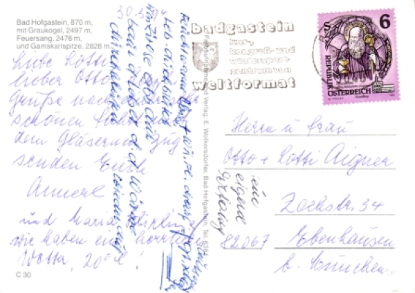 Bad Hofgastein - A 19xx 95 032 ●